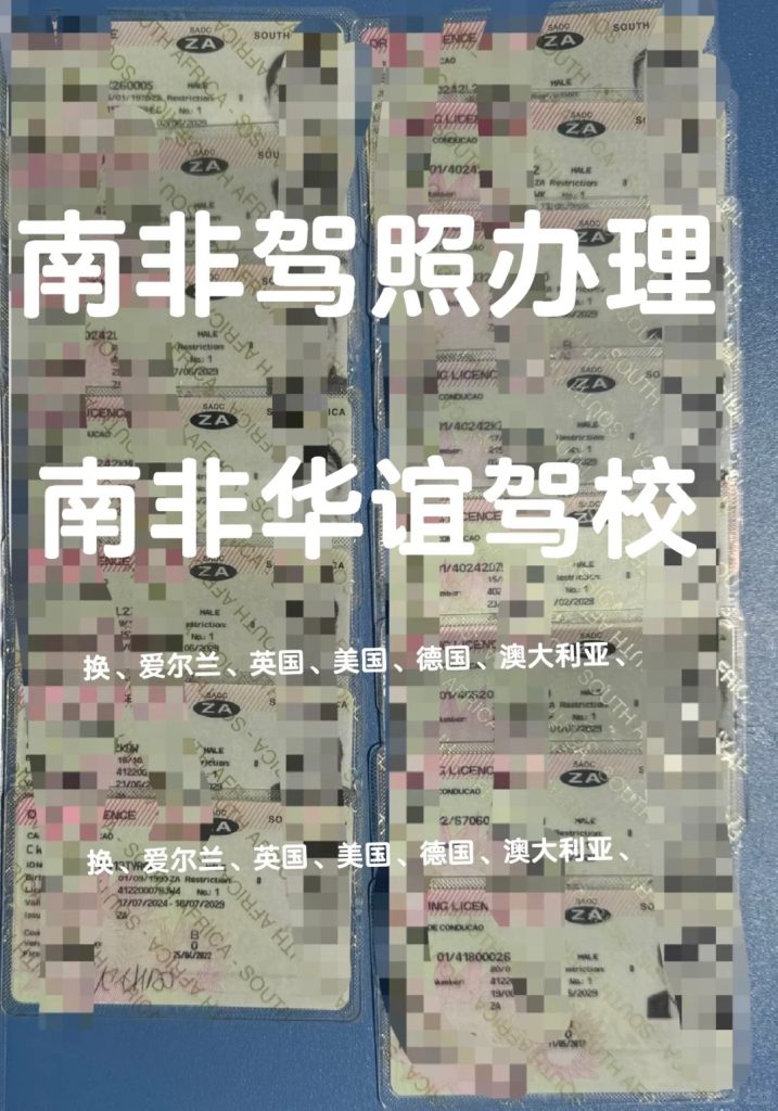 办理南非驾驶执照