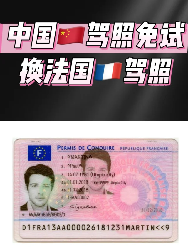 办理法国驾驶执照