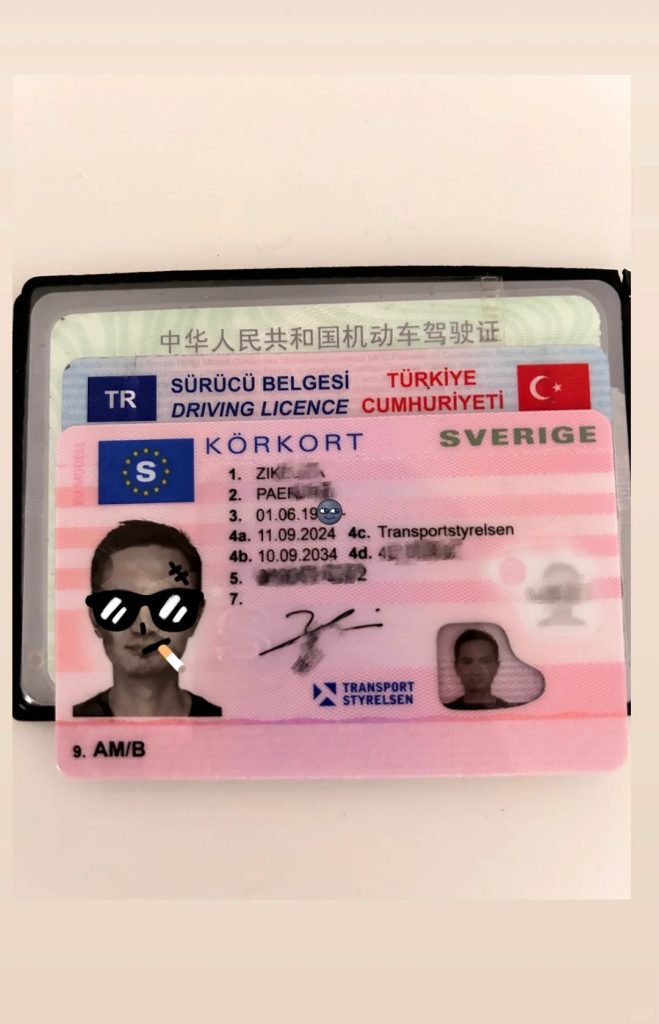 办理瑞典驾驶执照