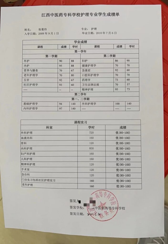 购买高中成绩单