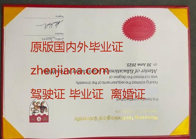 办南洋理工大学毕业证