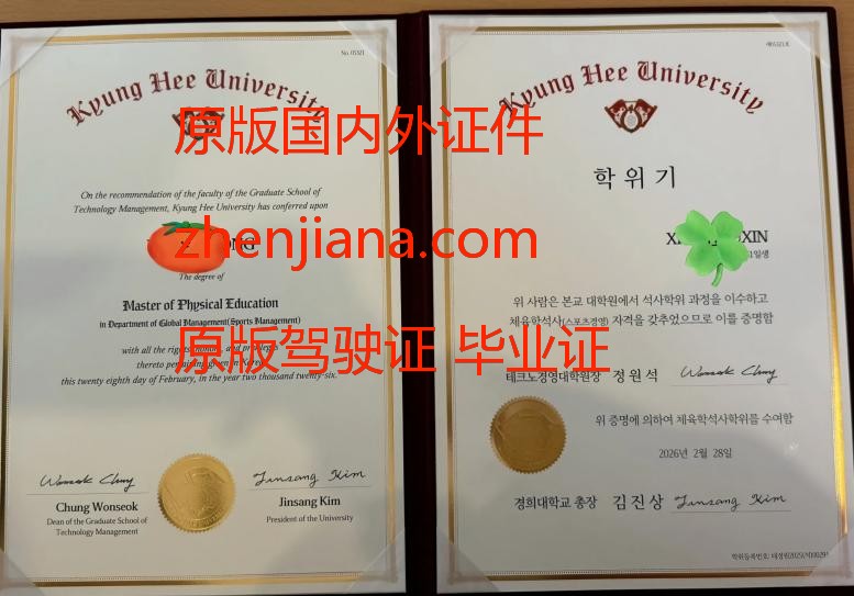 办忠南国立大学毕业证