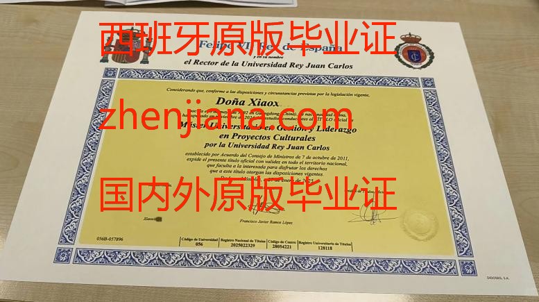 办马德里卡洛斯三世大学毕业证